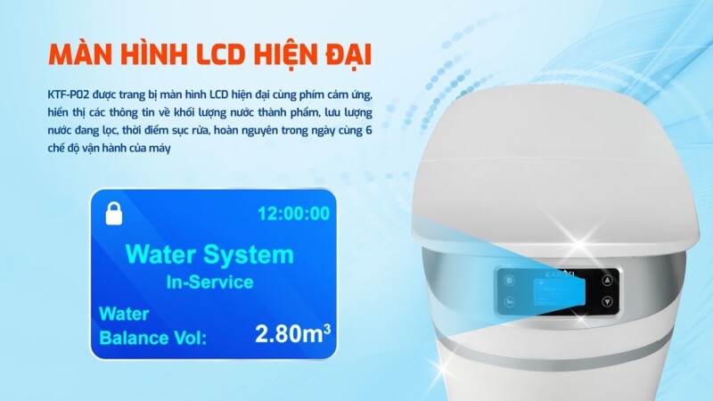 MÀN HÌNH LCD HIỆN ĐẠI CỦA KAROFI KTF P02