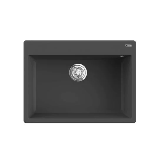 CHẬU RỬA BÁT KONOX GRANITE SINK RUVITA 680 BLACK