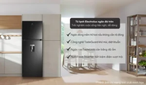 TỦ LẠNH ELECTROLUX NGĂN ĐÁ TRÊN ETB3440M-H ULTIMATETASTE 300 312L - tu lanh electrolux inverter etb3440m h 1 1