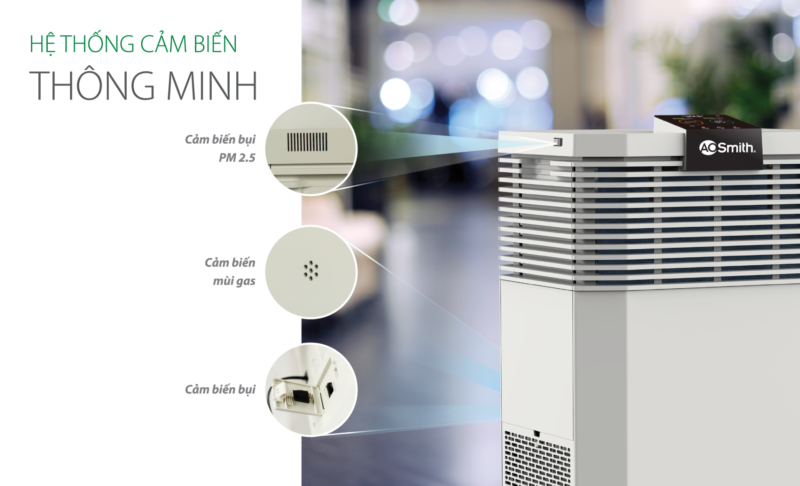 MÁY LỌC KHÔNG KHÍ A.O.SMITH KJ500F-B01