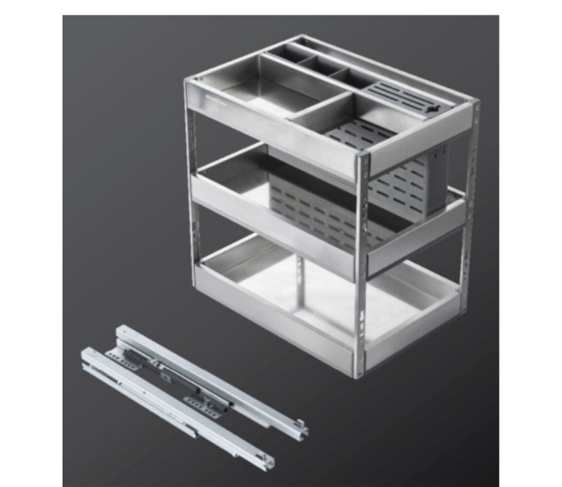 GIÁ ĐỰNG CHAI LỌ GIA VỊ DAO THỚT NAN DẸT GRANDX XK.B35S