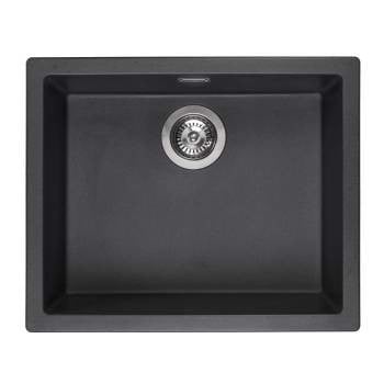 CHẬU RỬA BÁT ĐÁ 1 HỘC REGINOX AMSTERDAM 50 ĐEN HMH.R30844