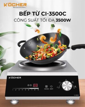 BẾP ĐIỆN TỪ CÔNG NGHIỆP KOCHER CI-3500C - 12077 ci 3500c 5