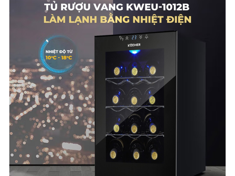 TỦ RƯỢU VANG KOCHER KWEU-1012B