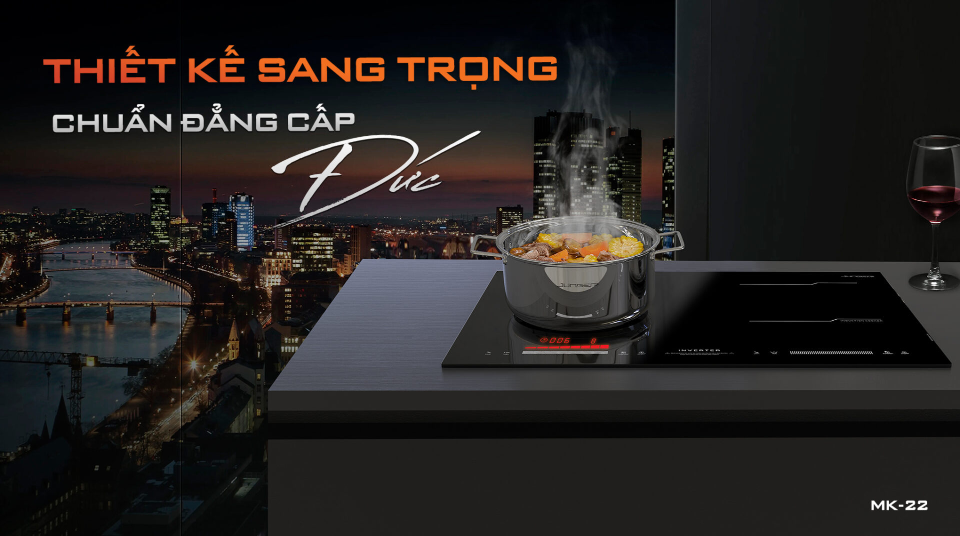 Đánh giá chi tiết 5 bếp từ đôi Junger trên 10 triệu đồng - Ưu nhược điểm và so sánh