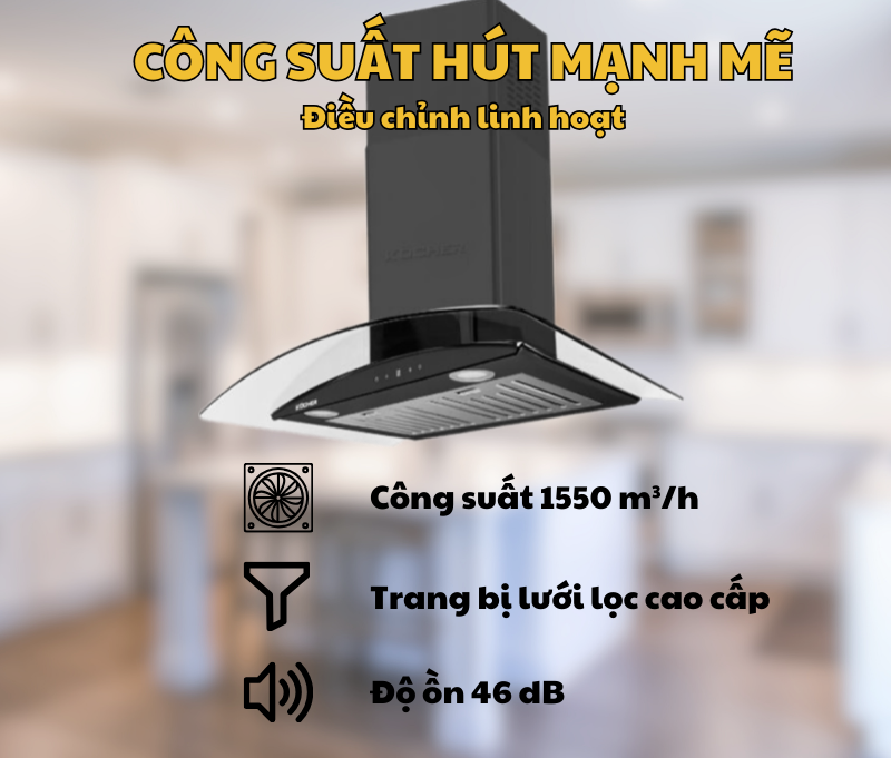 MÁY HÚT MÙI KOCHER K-229V 90CM