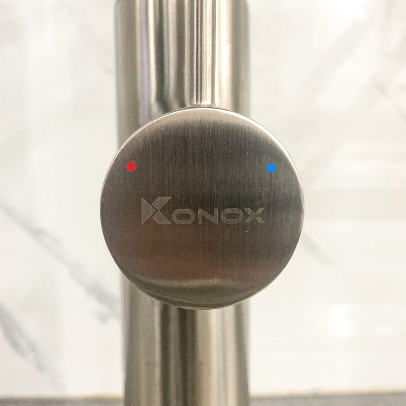 VÒI RỬA BÁT DÂY RÚT KONOX ARTAN GREY
