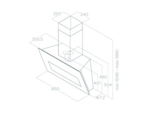 MÁY HÚT MÙI ÁP TƯỜNG ELICA BLOOM-S DEKT/A/85 - 83011b40091dcc9f 7954 w550 h440 b0 p0 transitional kitchen2261