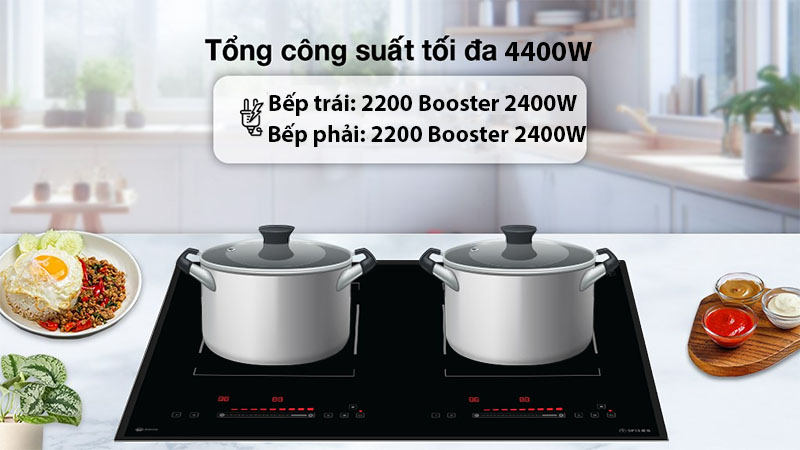 BẾP TỪ ĐÔI SPELIER STL 550S PLUS