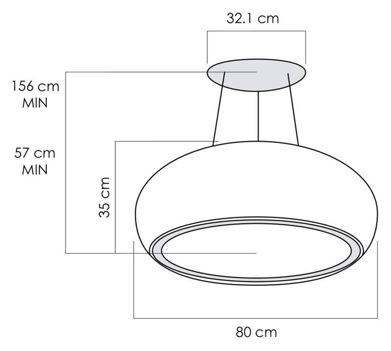 MÁY HÚT MÙI ÂM TỦ ELICA SEASHELL WH/F/80