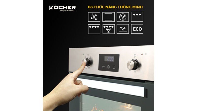 BẢNG ĐIỀU KHIỂN LÒ NƯỚNG KOCHER KOEU-68S08F