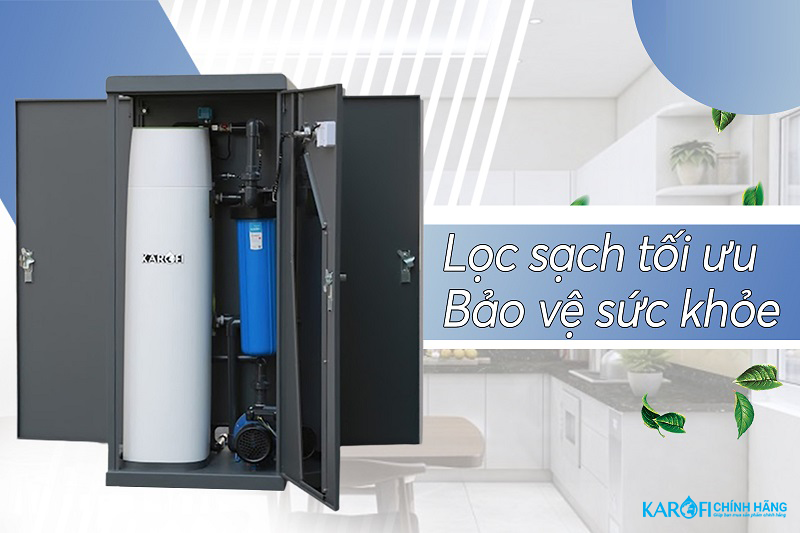 MÁY LỌC NƯỚC TỔNG TRUNG TÂM CAO CẤP KAROFI KMF 68