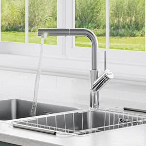 VÒI RỬA BÁT DÂY RÚT KONOX ARTAN CHROME