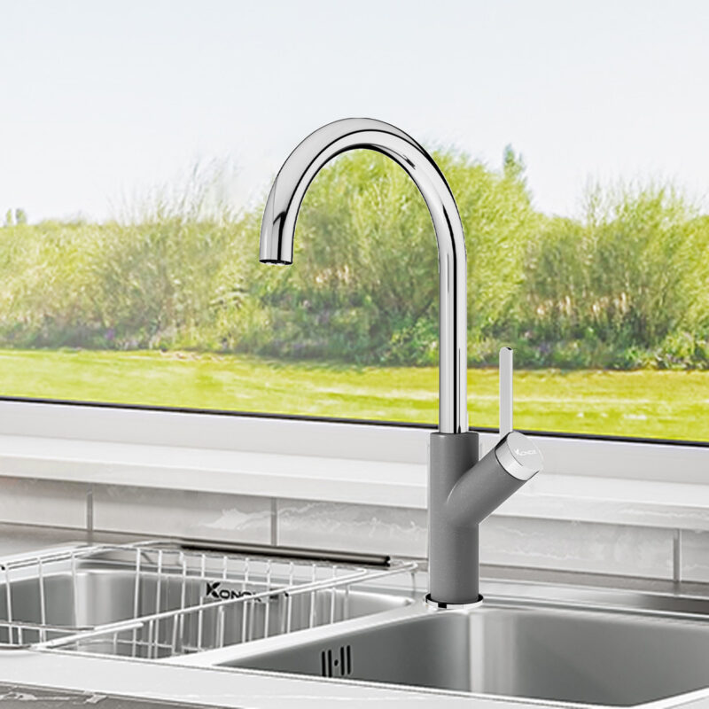 VÒI RỬA BÁT KONOX MODO GREY