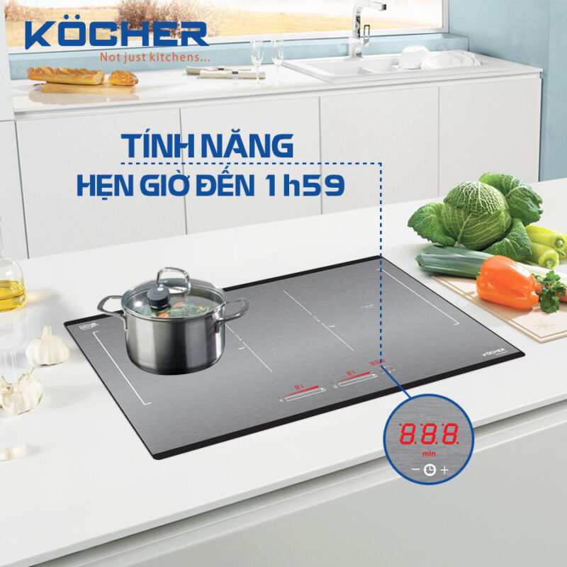 BẾP TỪ 2 VÙNG NẤU KOCHER DIB4-888MI