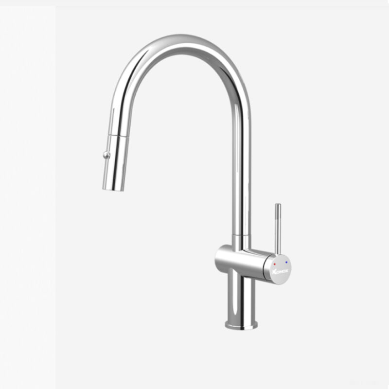 VÒI RỬA BÁT DÂY RÚT KONOX COMFOR CHROME