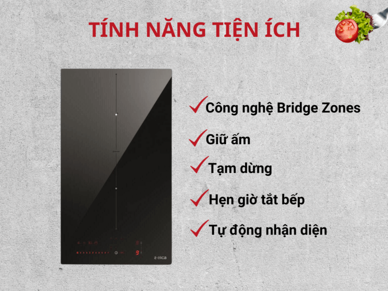 BẾP TỪ 2 VÙNG NẤU ELICA RATIO 302 PLUS BL