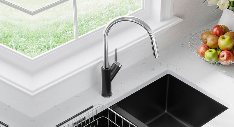 VÒI RỬA BÁT KONOX MODO BLACK