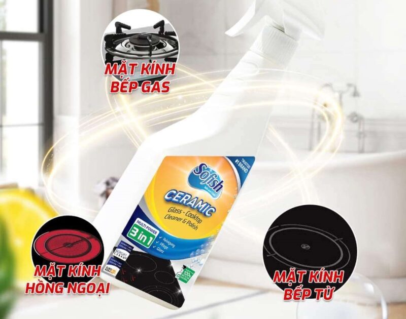 CHAI VỆ SINH MẶT KÍNH BẾP TỪ KOCHER CERAMIC