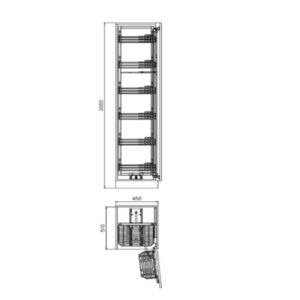 TỦ ĐỒ KHÔ NAN DẸP SUS304 CÁNH MỞ GRANDX XPR.450S - chi tiet tu do kho nan det sus304 canh mo grandx xpr.450s