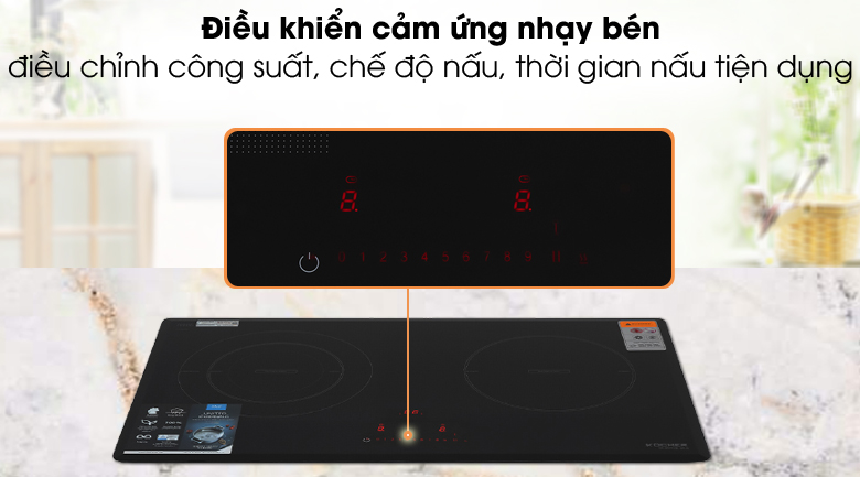 BẢNG ĐIỀU KHIỂN BẾP TỪ 2 VÙNG KOCHER DI-801GE IPLUS