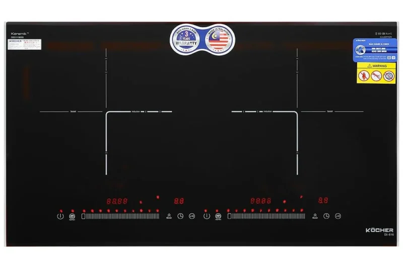 BẾP TỪ 2 VÙNG NẤU KOCHER DI-616 SE