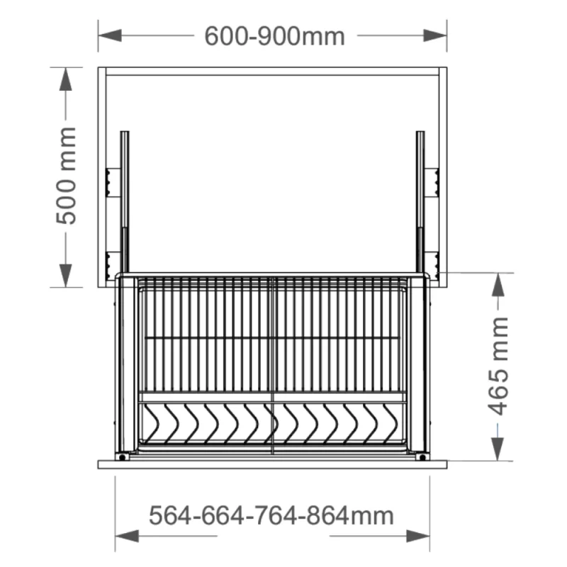 KÍCH THƯỚC GIÁ XOONG NỒI GRANDX XP.60S 60CM