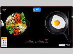 BẾP TỪ 2 VÙNG NẤU KOCHER DI-888 PLUS - hinh anh thuc te bep tu kocher dib4 888 plus