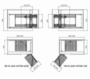 KỆ GÓC LIÊN HOÀN GRANDX XMC.45S (L/R) - ke goc lien hoan grandx xmc 45s l r 3