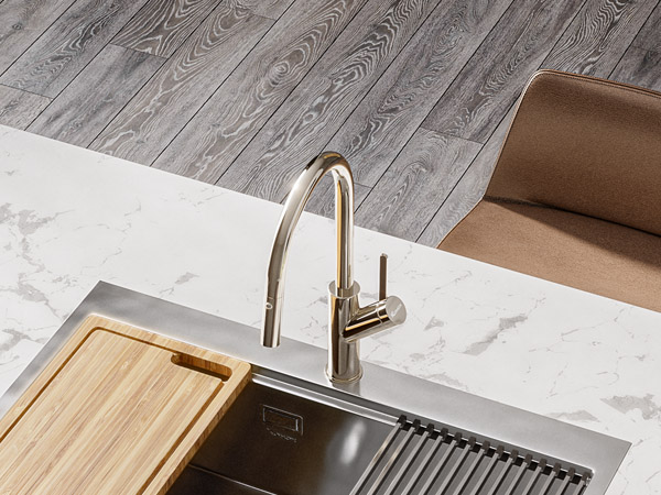 VÒI RỬA BÁT DÂY RÚT KONOX ALTO NICKEL