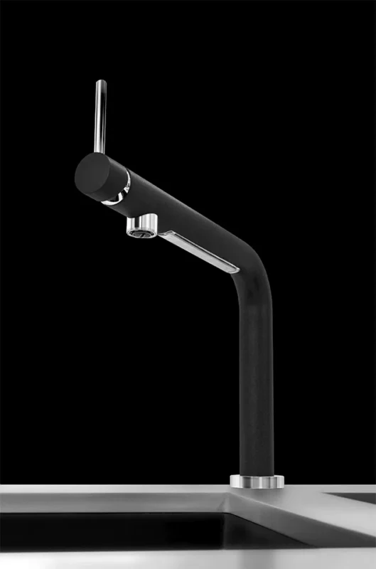 VÒI RỬA ELICA PLADOS TELMA LUMIX MICROULTRAGRANIT BLACK MATT