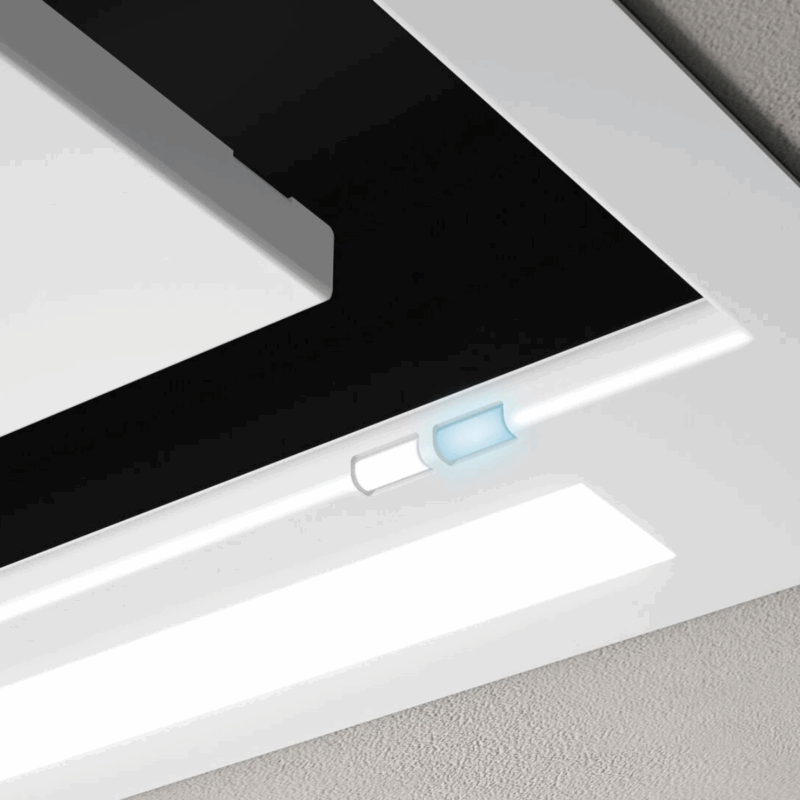 MÁY HÚT MÙI ÂM BÀN ELICA HILIGHT GLASS H30 WH/A/100