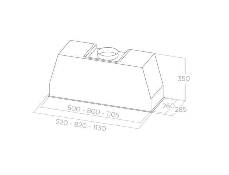 MÁY HÚT MÙI ÂM TỦ ELICA CT35 PRO IX/A/90