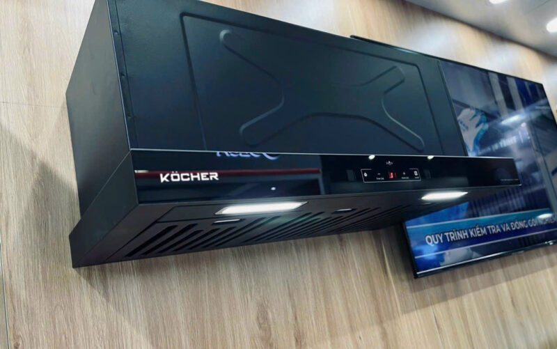 HÌNH ẢNH THỰC TẾ CỦA MÁY HÚT MÙI KOCHER TURBO X-350D