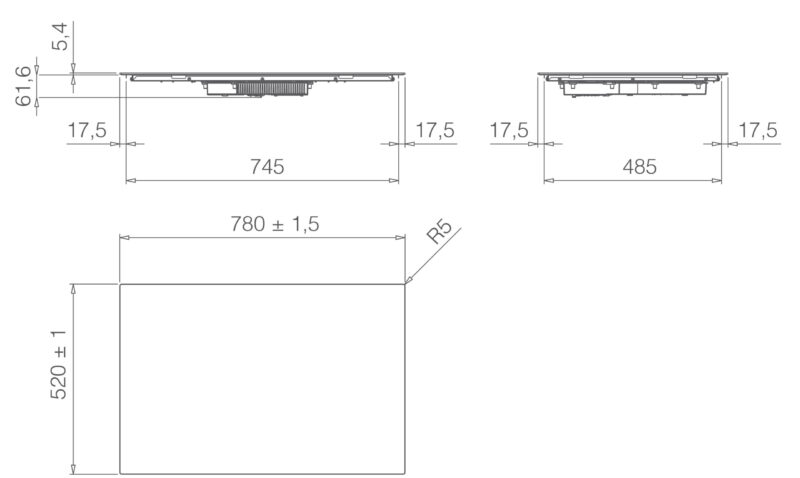 BẾP TỪ ELICA 4 VÙNG NẤU PRIMIS 804 PLUS BL