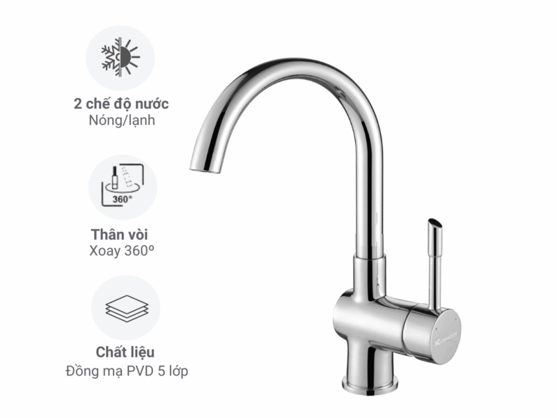 VÒI RỬA BÁT KONOX KN1206