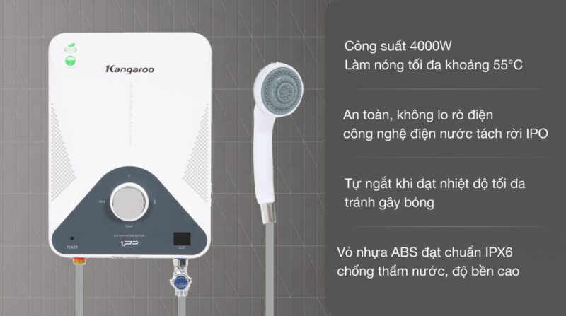 MÁY NƯỚC NÓNG TRỰC TIẾP KANGAROO KG589G
