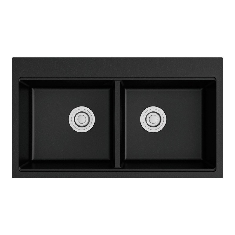 CHẬU RỬA CHÉN ĐÁ NHÂN TẠO 2 HỘC CREAVE G-T8046G