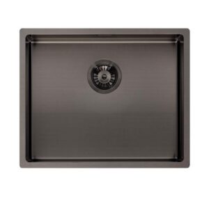 CHẬU RỬA BÁT INOX 1 HỐ REGINOX MIAMI 50 XÁM KIM LOẠI PVD HMH.R30721