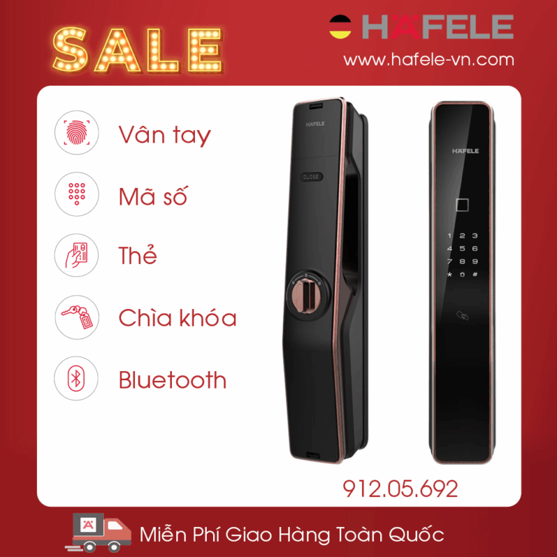 KHÓA ĐIỆN TỬ PP9000 HAFELE 912.05.692