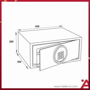 KÉT SẮT MỞ TRƯỚC SB-600 HAFELE 836.29.500 - 1651946356 anh2 ket sat an toan hafele 836 29 500