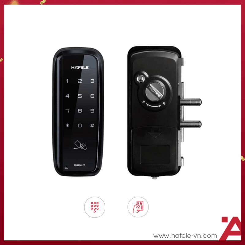KHÓA CỬA KÍNH ER4400-TCR HAFELE 912.20.228