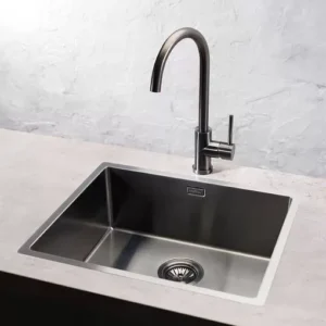 CHẬU RỬA BÁT INOX 1 HỐ REGINOX MIAMI 50 XÁM KIM LOẠI PVD HMH.R30721 - 17