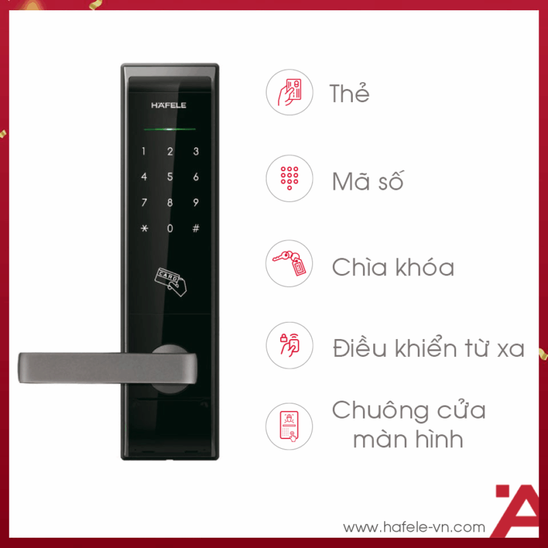 KHÓA ĐIỆN TỬ EL8000-TC HAFELE 912.20.360