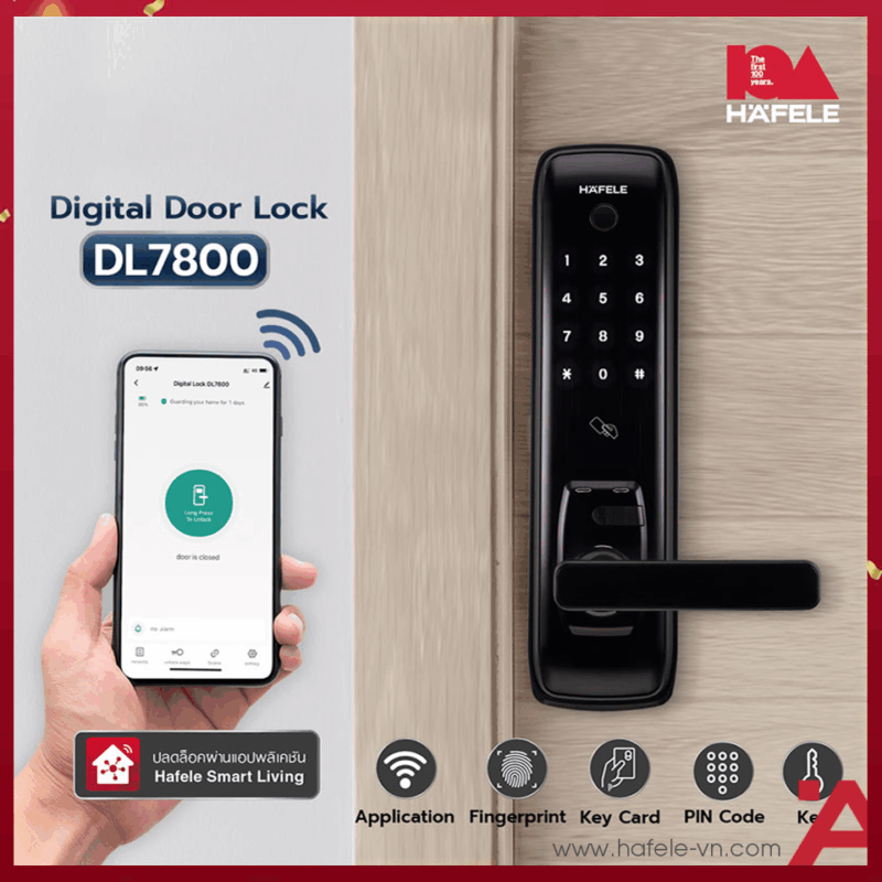 KHÓA ĐIỆN TỬ EL7800-TCS HAFELE 912.20.562