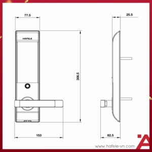 KHÓA ĐIỆN TỬ THÂN NHỎ DL7900-TCB HAFELE 912.05.646 - 1703205309 anh2 khoa dien tu hafele 912 05 646