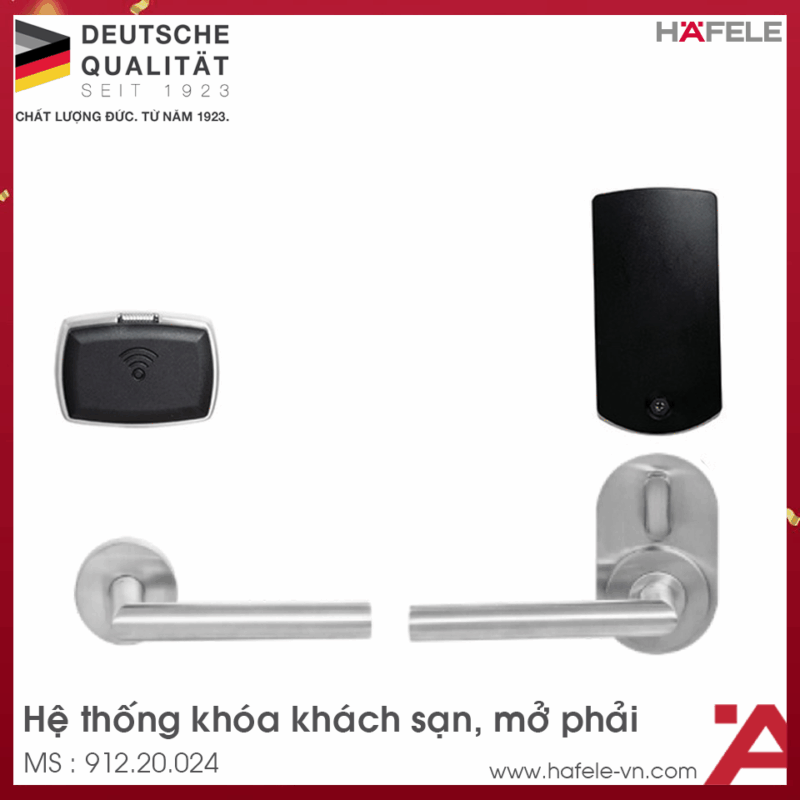 HỆ THỐNG KHÓA KHÁCH SẠN PL100 HAFELE 912.20.024