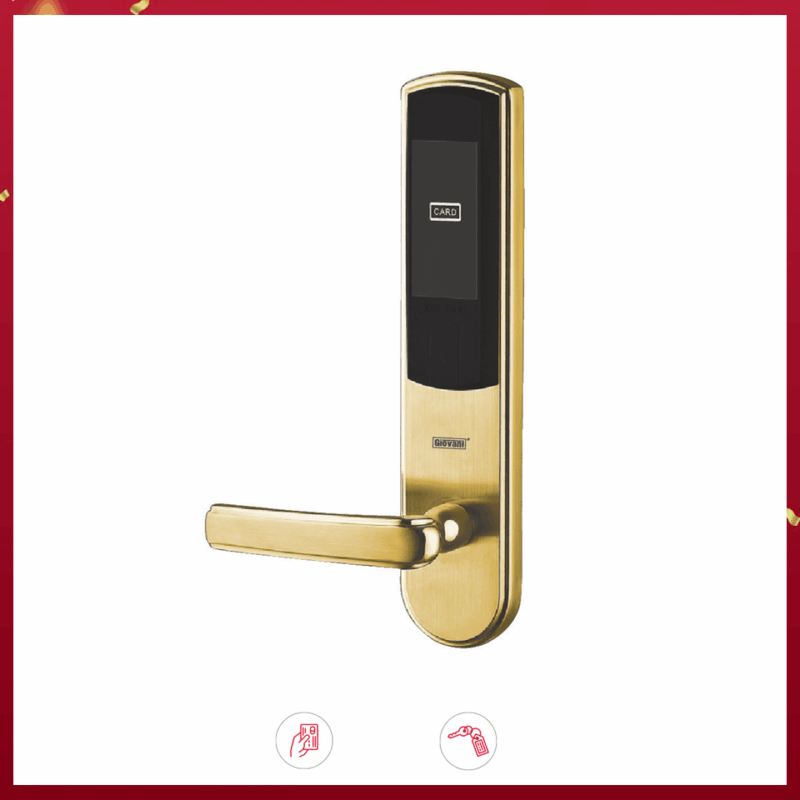 KHÓA ĐIỆN TỬ KHÁCH SẠN GIOVANI GSL-126C135 MÀU VÀNG