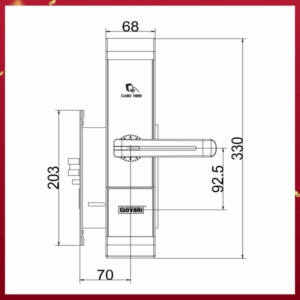 KHÓA ĐIỆN TỬ KHÁCH SẠN GIOVANI GSL-89C87 - 1743186195 anh1 khoa khach san giovani gsl 89c87