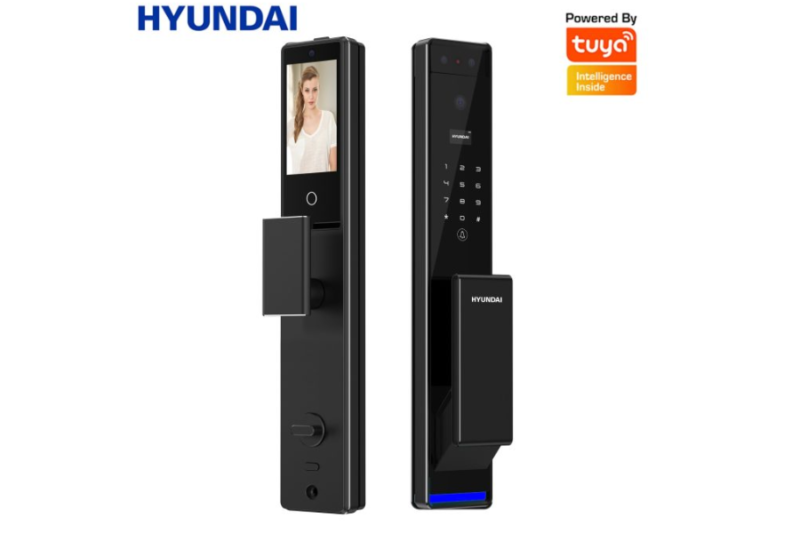 KHÓA CỬA GỖ HYUNDAI HY-SLA909F MÀU ĐEN